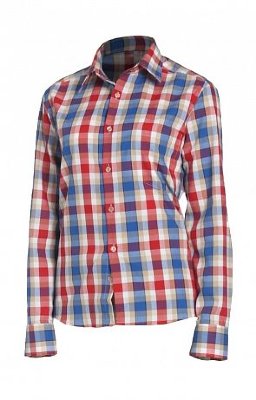 Рубашка в клетку HIPSTER (хипстер) check red-blue (клетка красно-синяя)