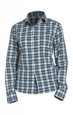 Рубашка в клетку HIPSTER (хипстер) plaid blue (шотландка синяя)