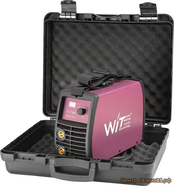 Сварочный инвертор WEGA 200 (комплект+кейс)