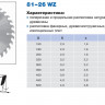 Пильный диск Pilana 450х50 / 4,0 56z (81-26 WZ)
