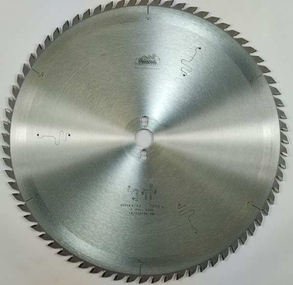 Пильный диск Pilana по дереву 450x30 / 4,4 z72 (97 TFZ L)